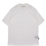 Yes London Kids T-Shirt Bianca Basic con Collo a Costine per Bambini