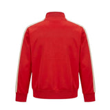 Palm Angels Kids Felpa Rossa con Logo a Contrasto per Bambini