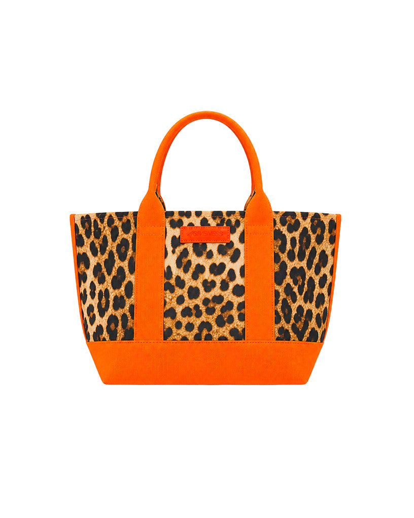 4giveness Kids Mini Bag Fantasia Leopardato e Arancione per Bambine
