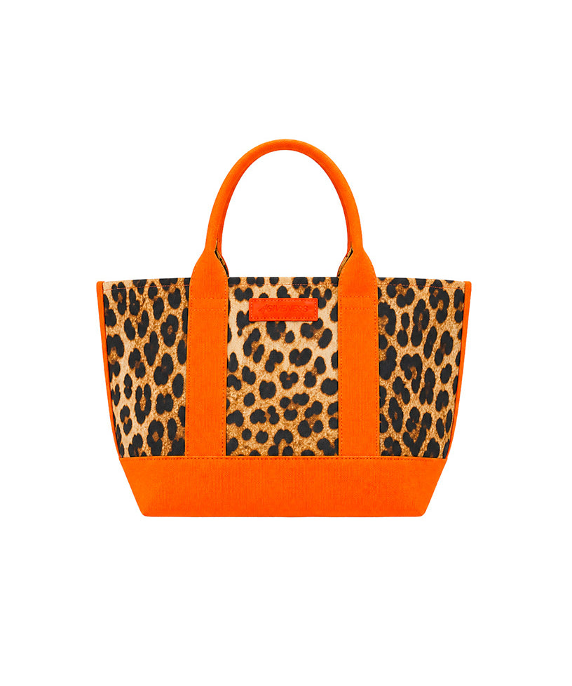 4giveness Kids Mini Bag Fantasia Leopardato e Arancione per Bambine