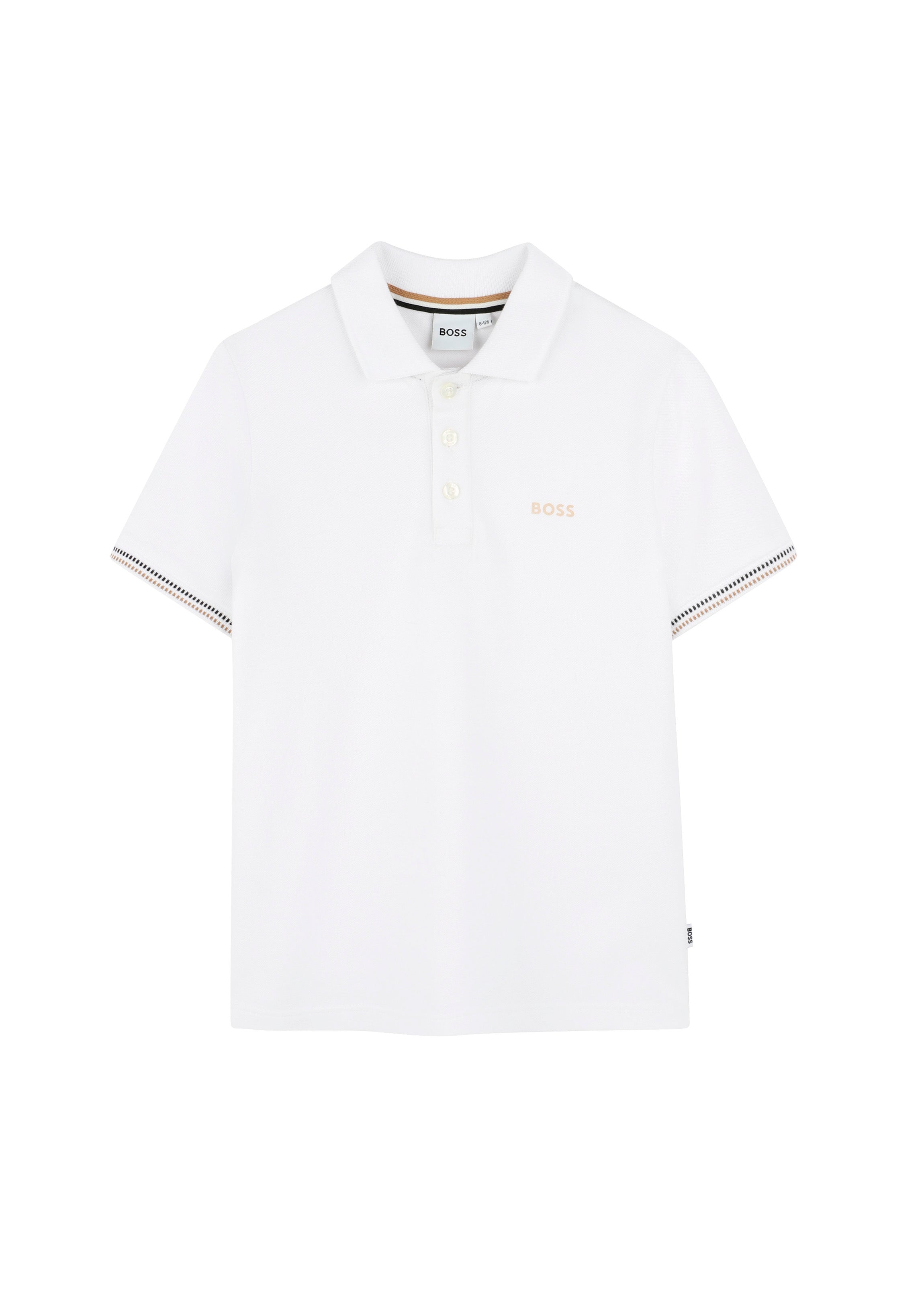 Boss Kids Polo Bianca per Bambini