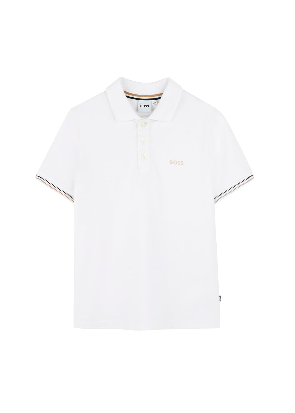 Boss Kids Polo Bianca per Bambini