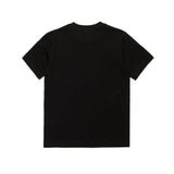 Diesel Kids T-shirt Nera con Patch Oval D