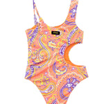 EffeK Costume Monokini Fantasia Arancione per Bambine