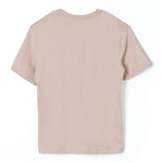 MSGM Kids T-Shirt Beige con Logo