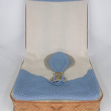 Marlù Coperta Cielo/Polvere con Mongolfiera per Neonati