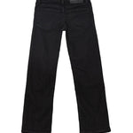 Calvin Klein Kids Pantalone Straigth in Denim Nero per Bambine
