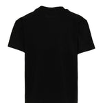 Palm Angels Kids T-Shirt Nero con Stampa Teddy per Bambine