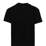 Palm Angels Kids T-Shirt Nero con Stampa Teddy per Bambine
