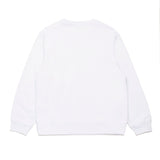 Dsquared2 Kids Felpa Girocollo Bianca con Stampa D2 Leaf per Bambini (retro)