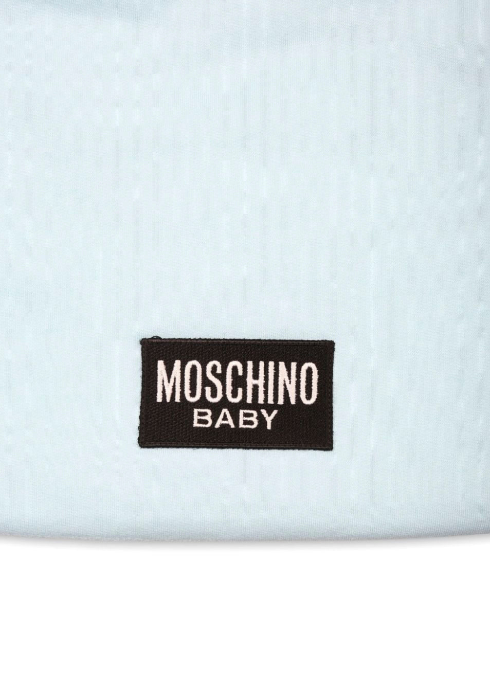 Moschino Kids Sacco Nanna Cielo con Logo Teddy Bear per Neonati (dettaglio)
