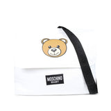Moschino Kids Borsa Mamma Panna Teddy Bear con Fasciatoio per Neonati