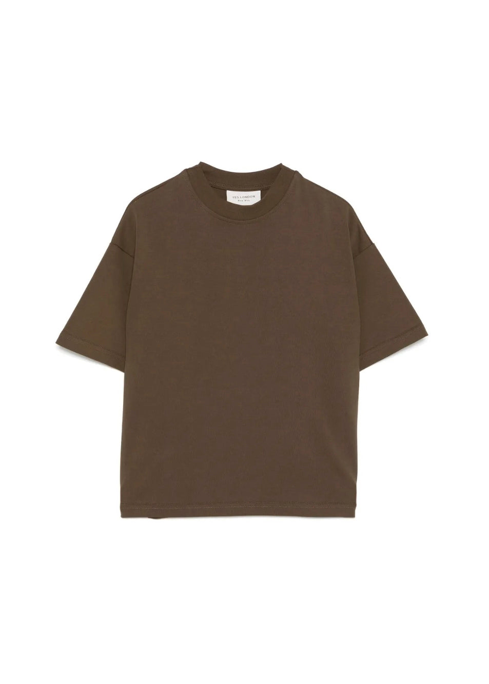 Yes London T-shirt Marrone con Logo per Bambini