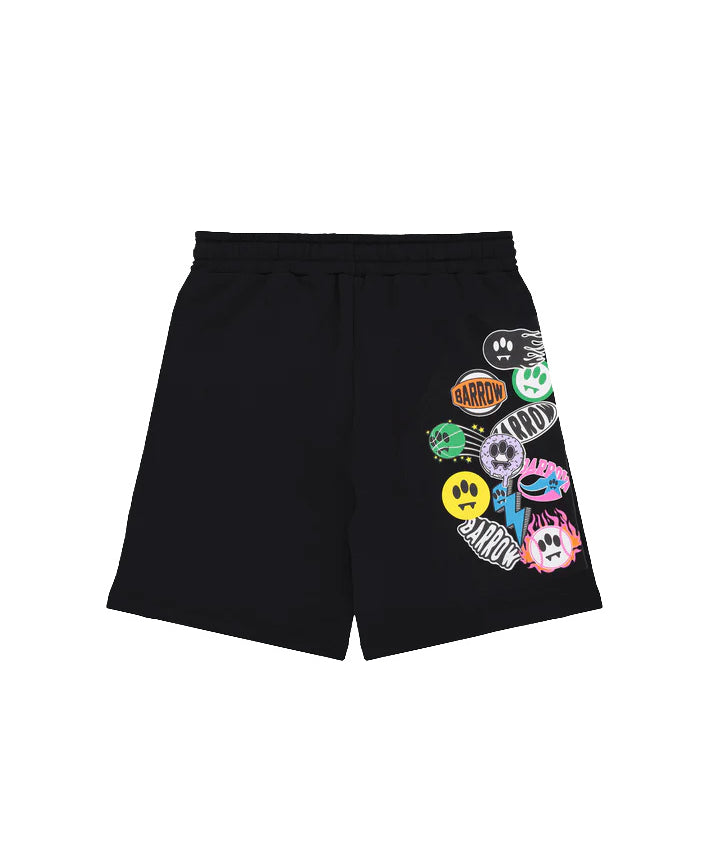 Barrow Kids Short Nero Fantasia Toppe Unisex