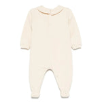 Moschino Kids Tutina Beige con Logo Teddy Bear per Neonati (retro)