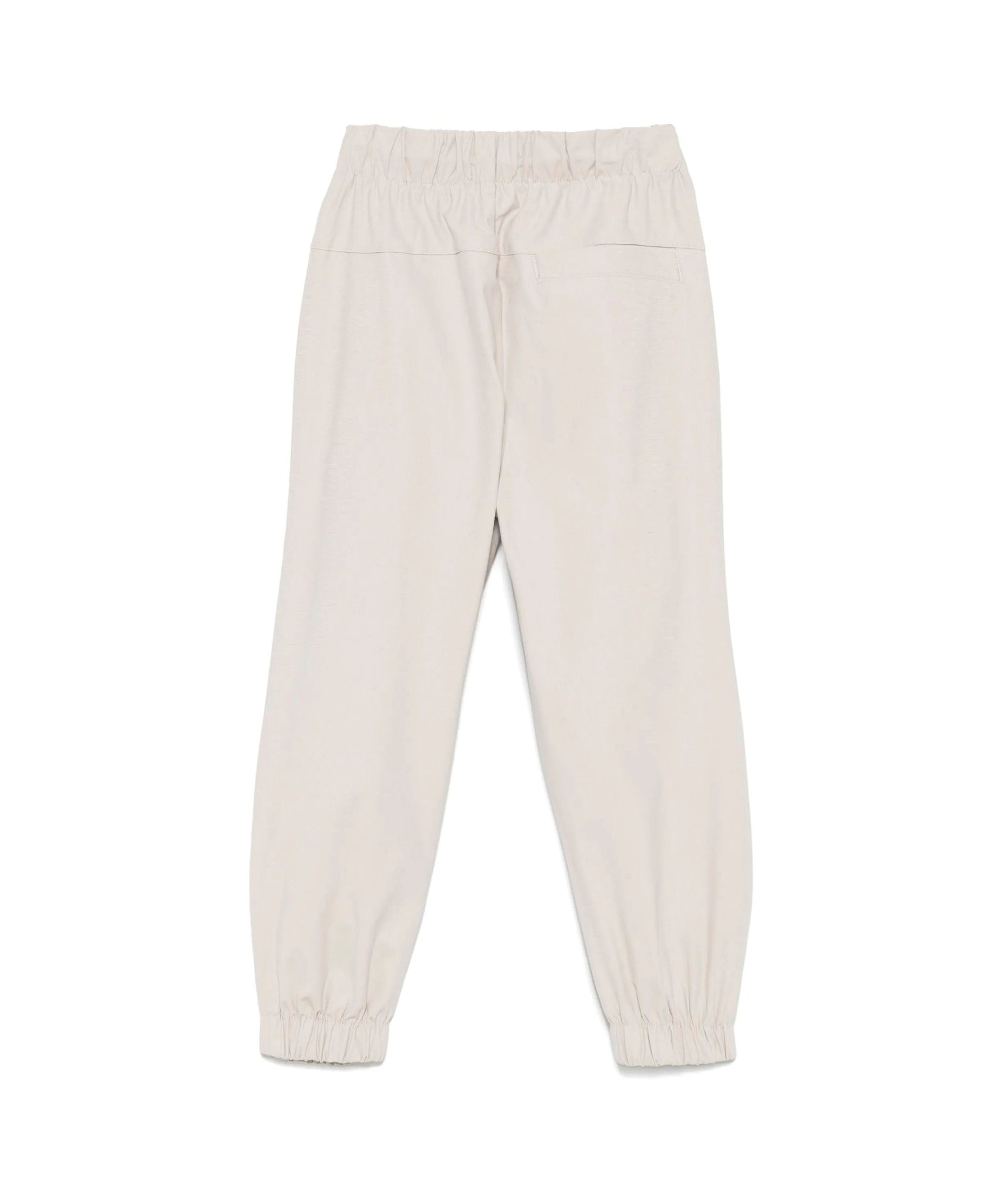 Calvin Klein Kids Pantaloni Parachute Beige per Bambini