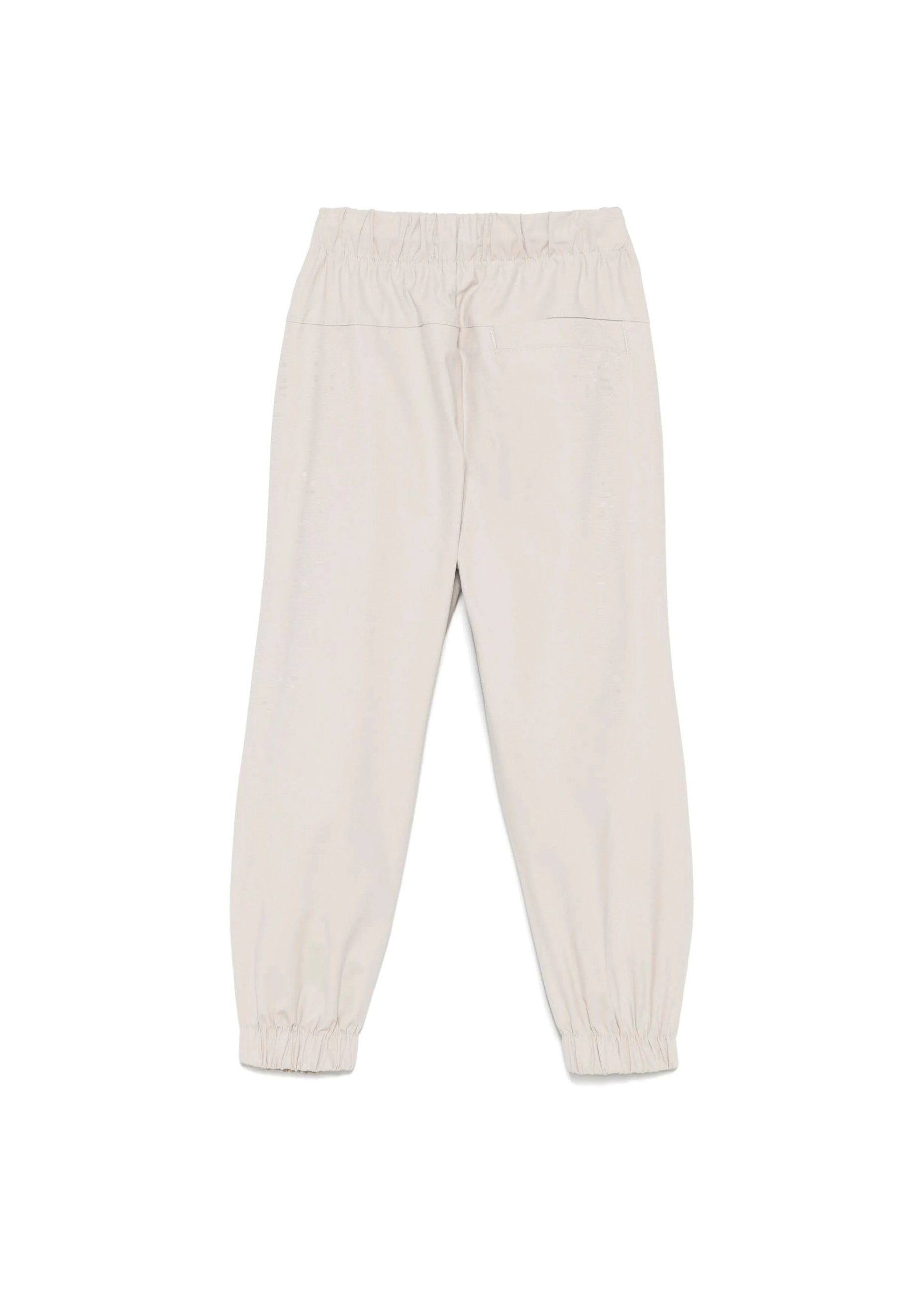 Calvin Klein Kids Pantaloni Parachute Beige per Bambini