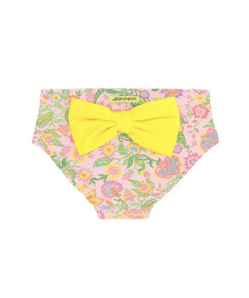4Giveness Kids Slip Fantasia Pink con Fiocco Giallo per Neonate
