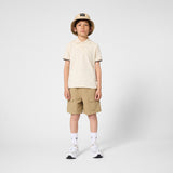 Boss Kids Bermuda Beige con Tasconi e Logo per Bambini