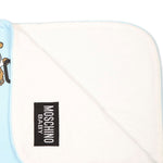Moschino Kids Coperta Cielo con Logo Teddy Bear per Neonati dettaglio)