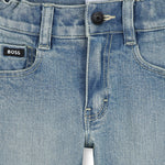 Boss Kids Denim Jeans Regular Fit per Neonati