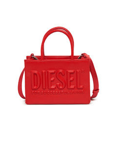 Diesel Kids Borsa Rossa con Logo in Rilievo per Bambine