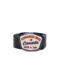 Dsquared2 Kids Cintura Fibia con Logo Unisex per Bambini