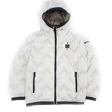 Blauer Kids Giubbino con Cappuccio Bianco Neve con Elastico a Contrasto IER JUNIOR per Bambini