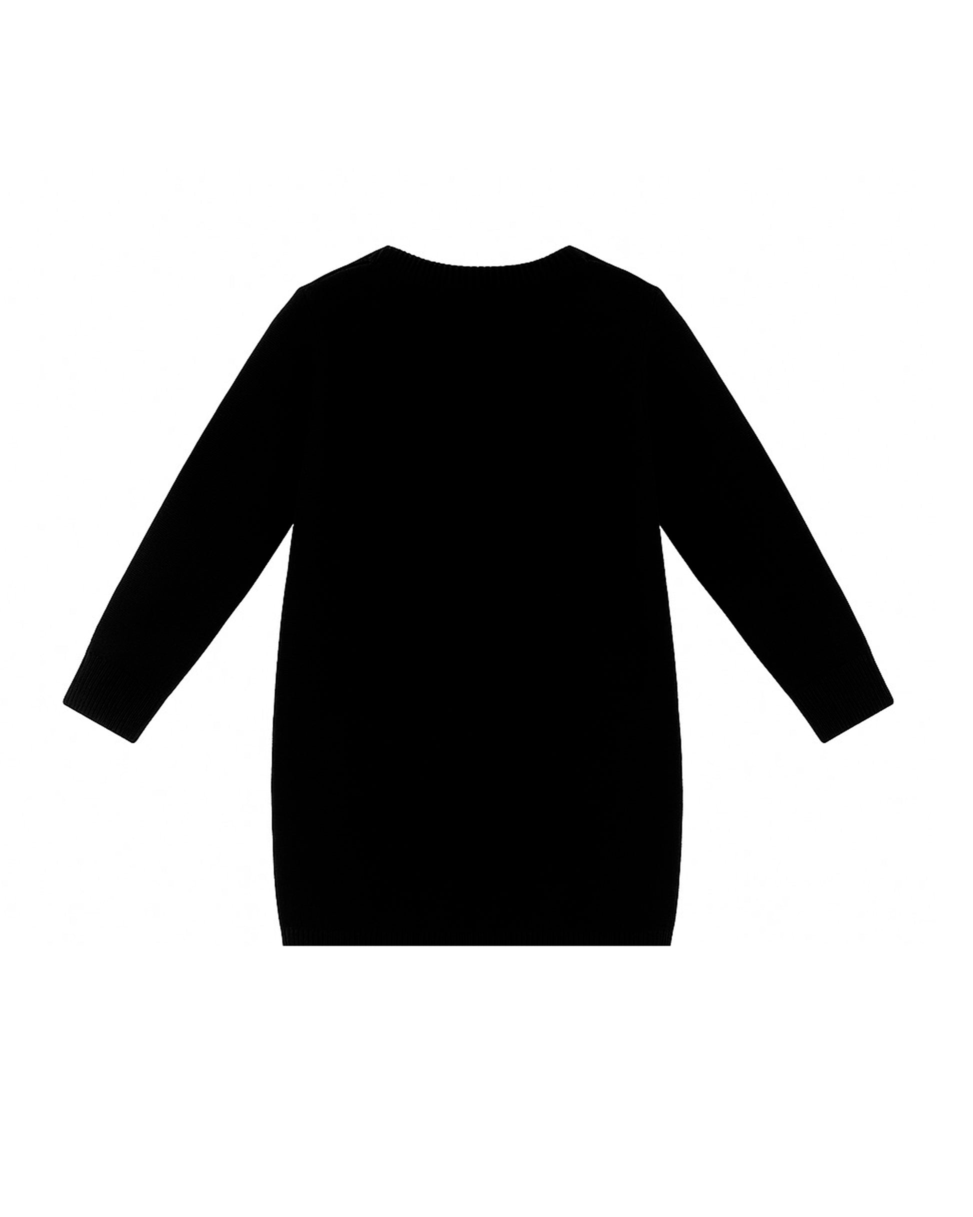 Dsquared2 Kids Abito Nero con Logo DSQ2 per Neonate