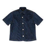 I'M Brian Kids Camicia in Denim Blu per Bambini