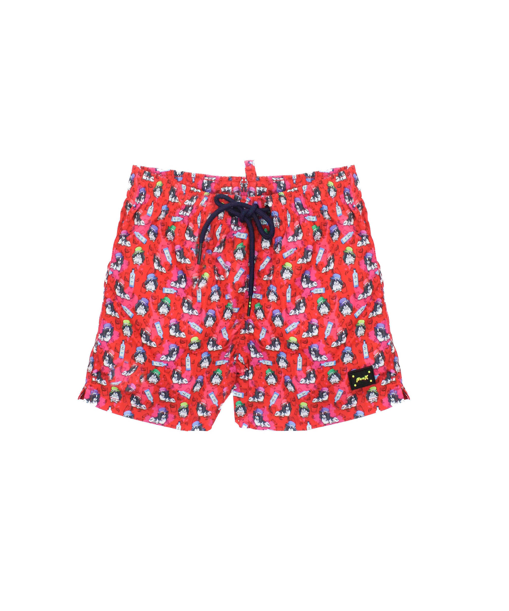 EffeK Costume Boxer Fantasia Dogs  per Neonati (fronte)