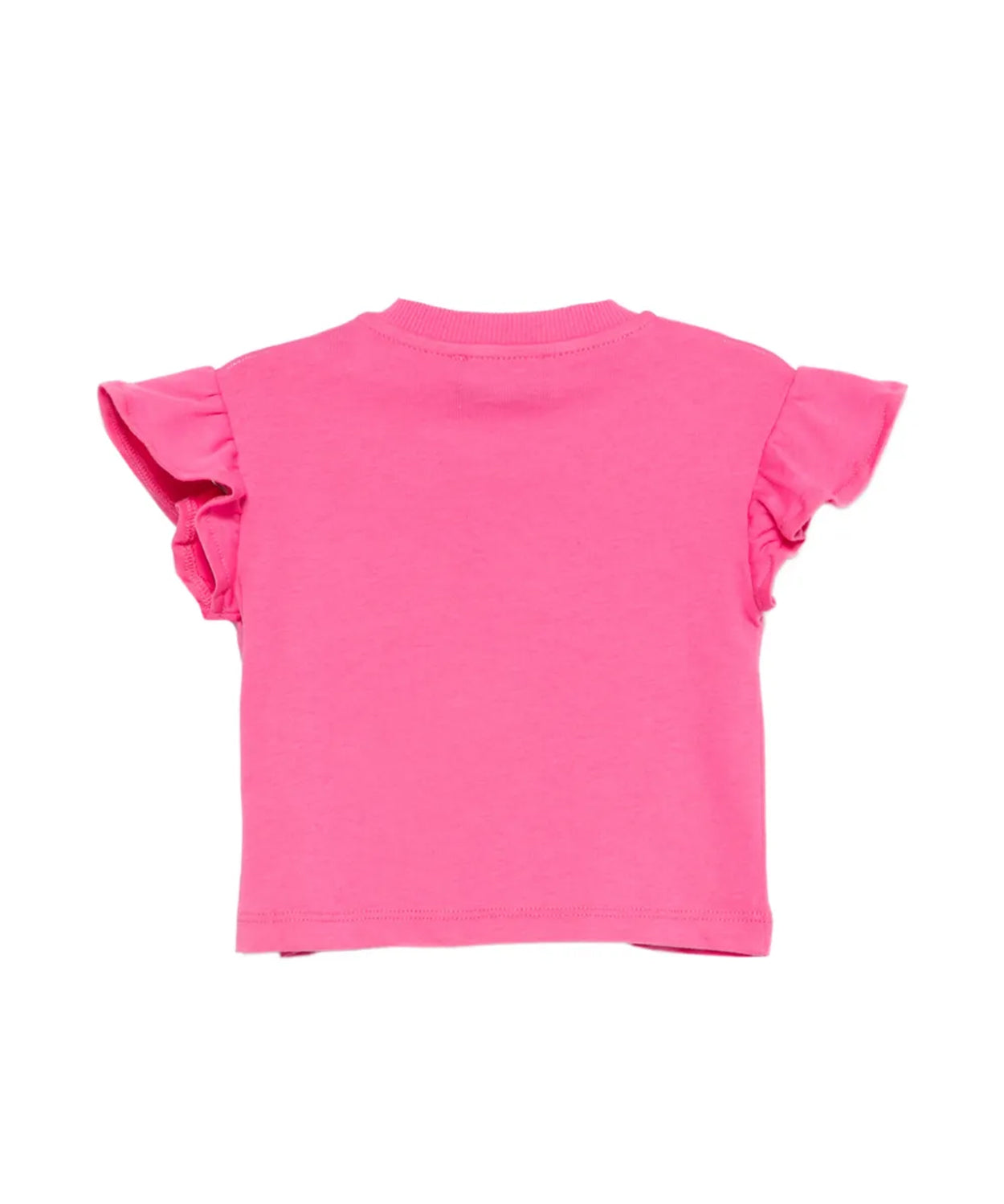 Moschino Kids T-Shirt con Teddy Bear Fuxia per Neonate