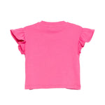 Moschino Kids T-Shirt con Teddy Bear Fuxia per Neonate