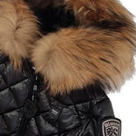 Blauer Kids Giubbino Nero Blauer Lotus Junior Cappuccio con Pelliccia per Bambine