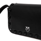 Pinko Kids Borsa a Tracolla Nera con Borchie per Bambine (retro)
