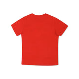 Dsquared2 Kids T-shirt Rossa con Stampa Cuore per Neonate (retro)