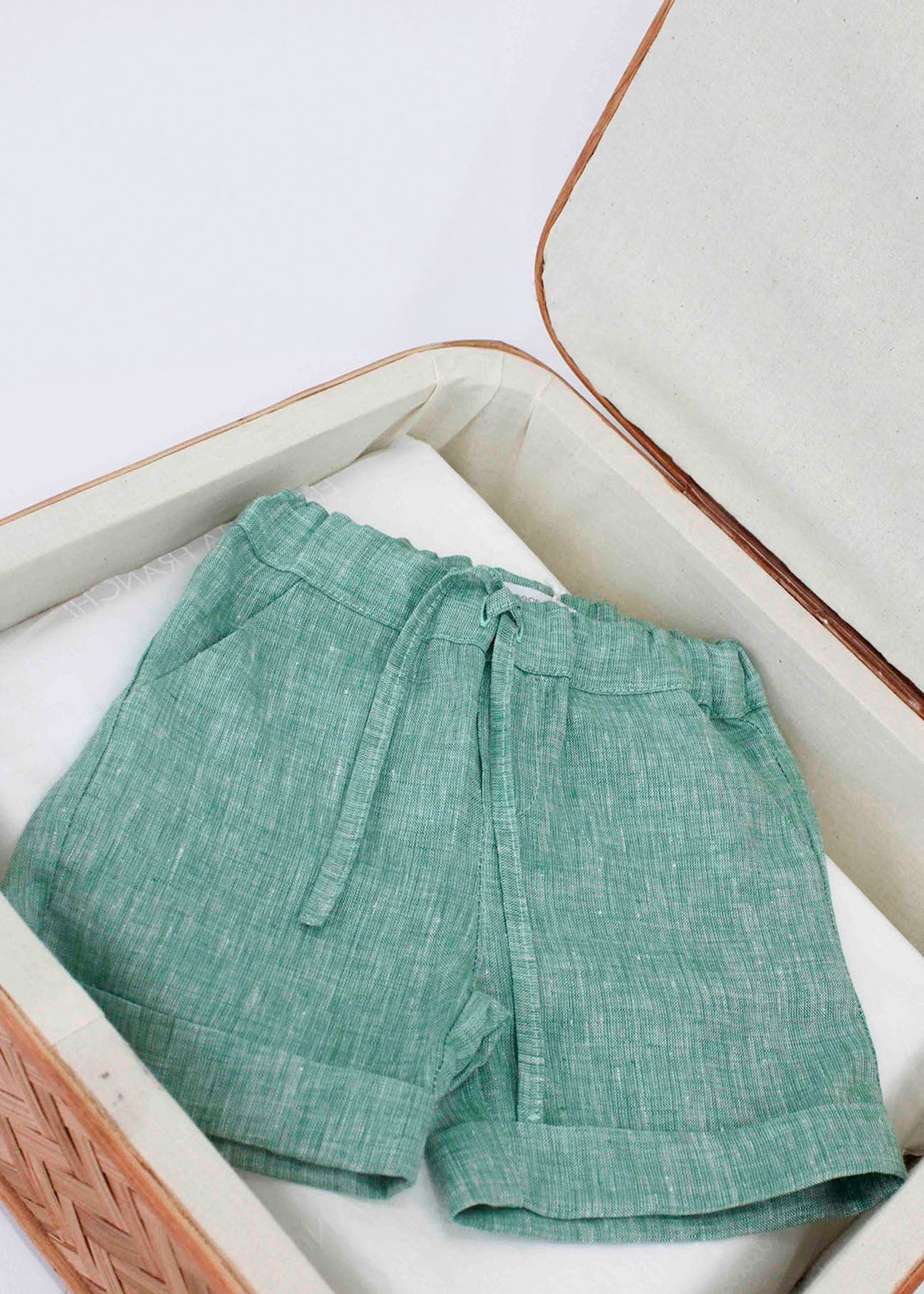 Le Coconne Short Verde per Neonati