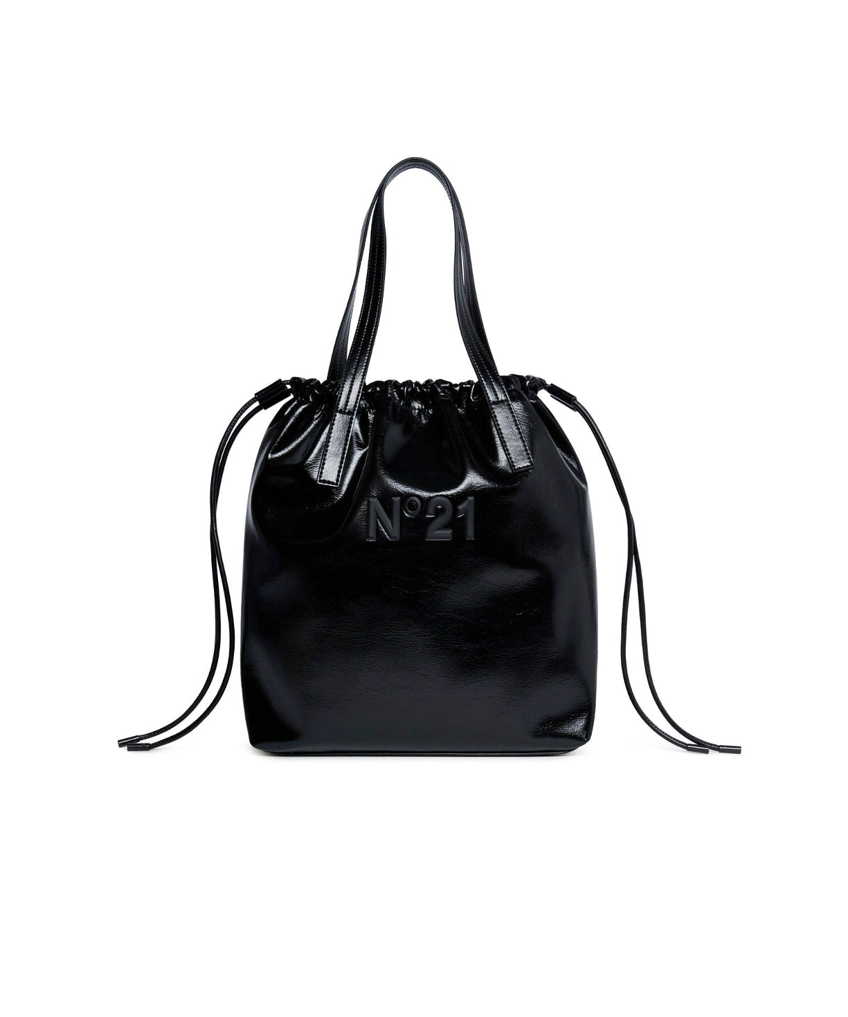 N°21 Kids Borsa Nera Tote per Bambine