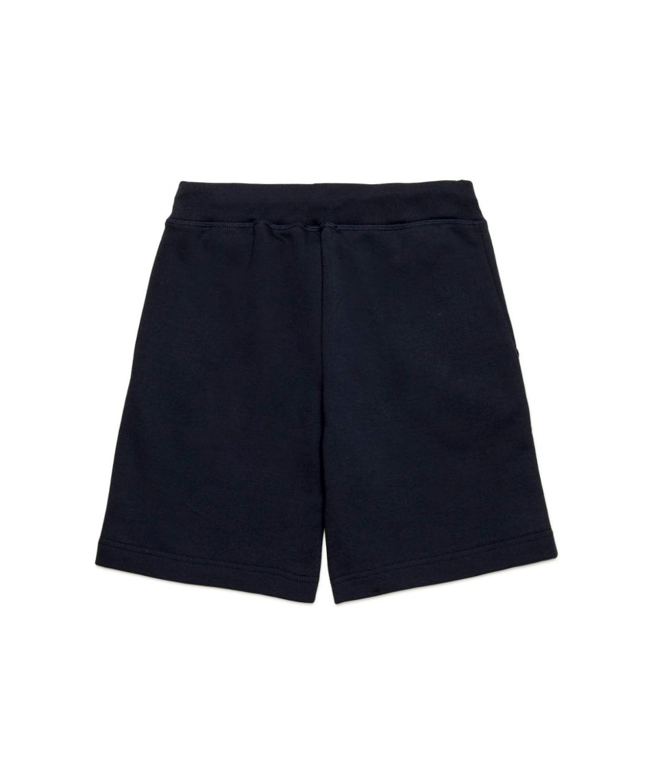 Dsquared2 Kids Short Neri con Logo per Bambini