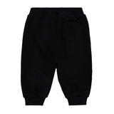 Moschino Kids Pantaloni in Felpa Nero con Logo per Neonati