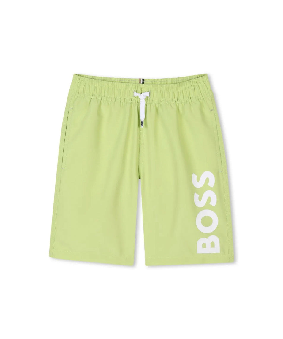 Boss Kids Costume Boxer Lime per Bambini