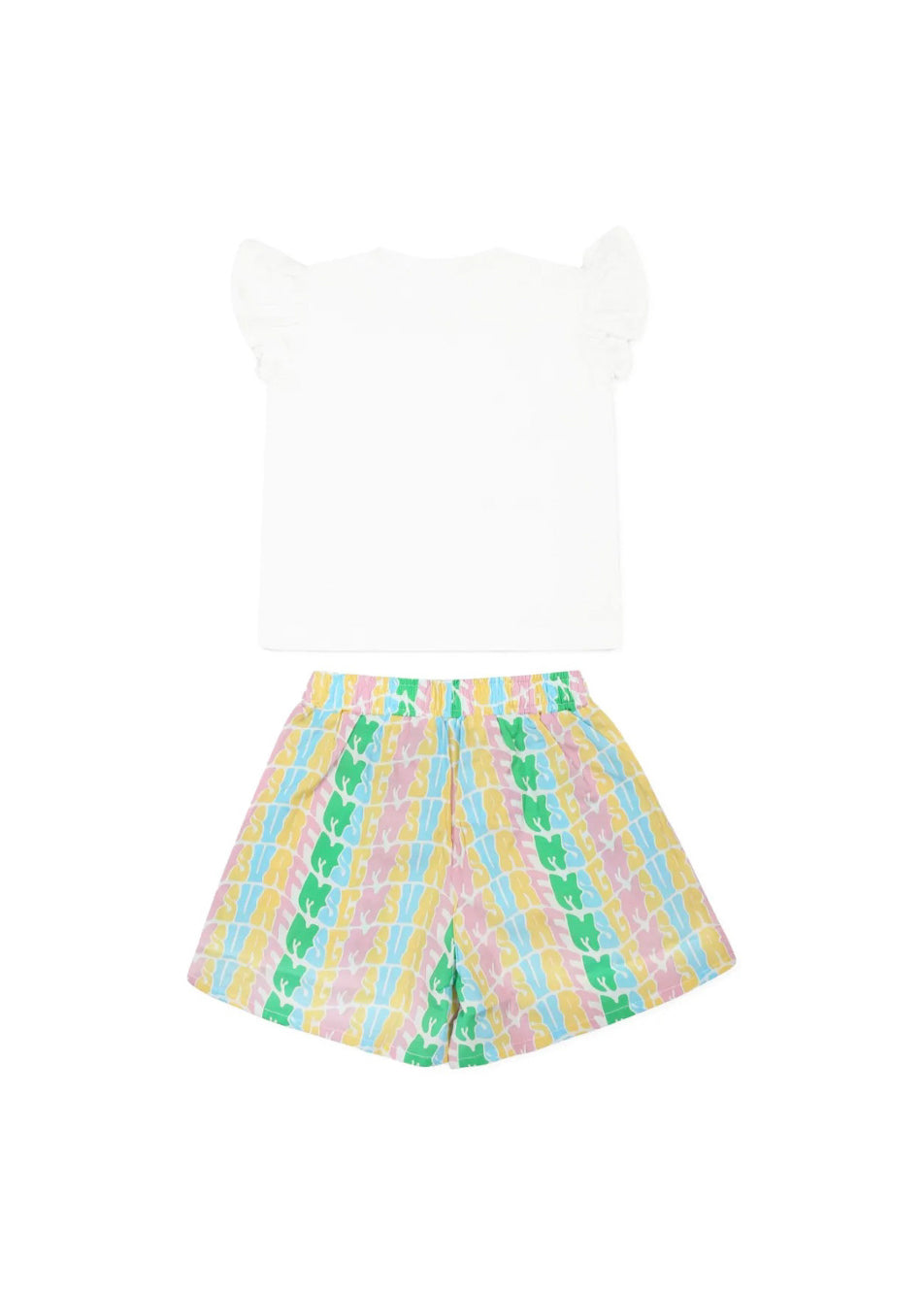 MSGM Kids T-shirt con Shorts per Neonate (retro)