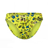 Barrow Kids Costume Slip Giallo Fluo All-Over per Bambini