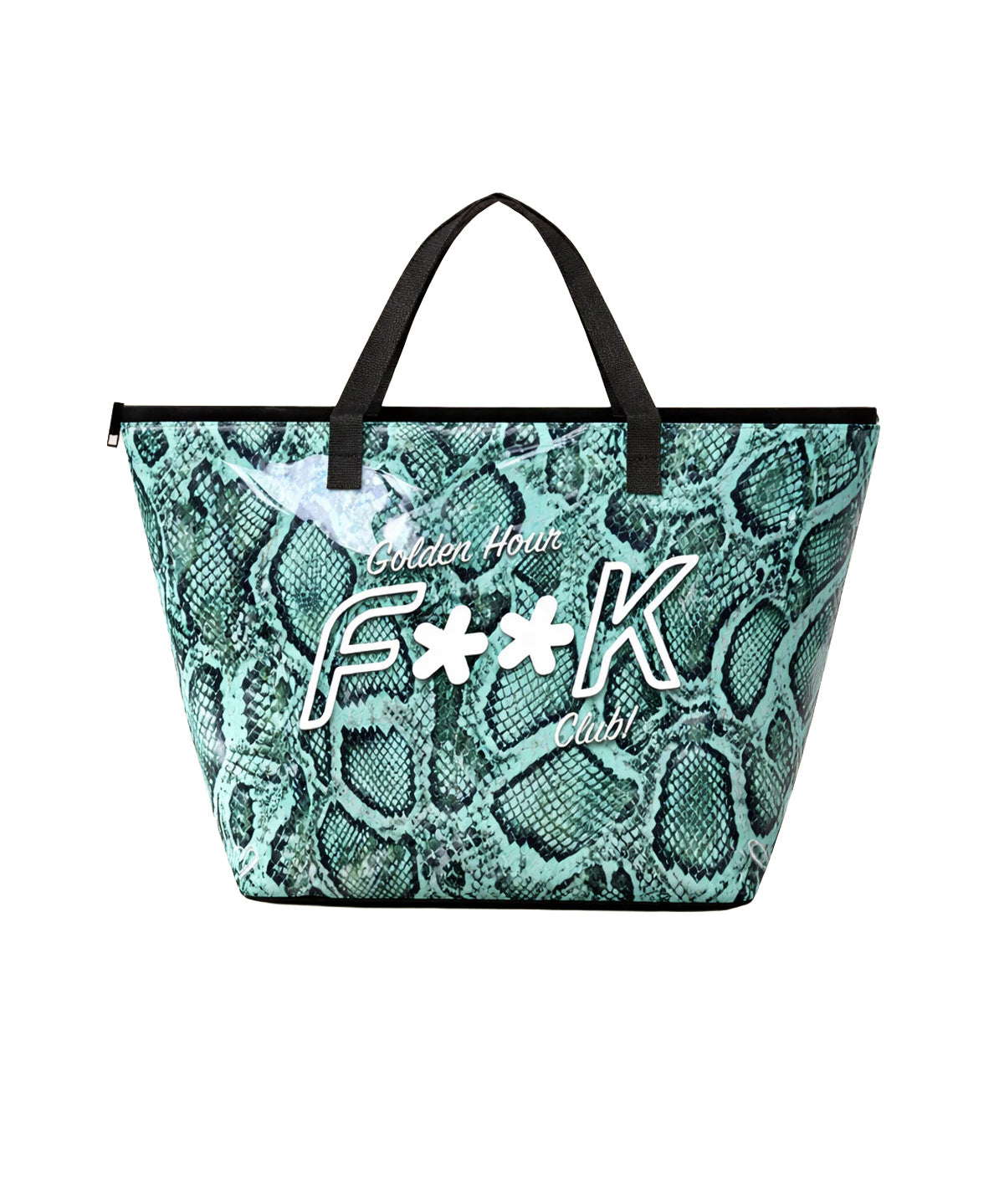 F**K Kids Maxi Borsa Mare Fantasia Azzurro per Bambine
