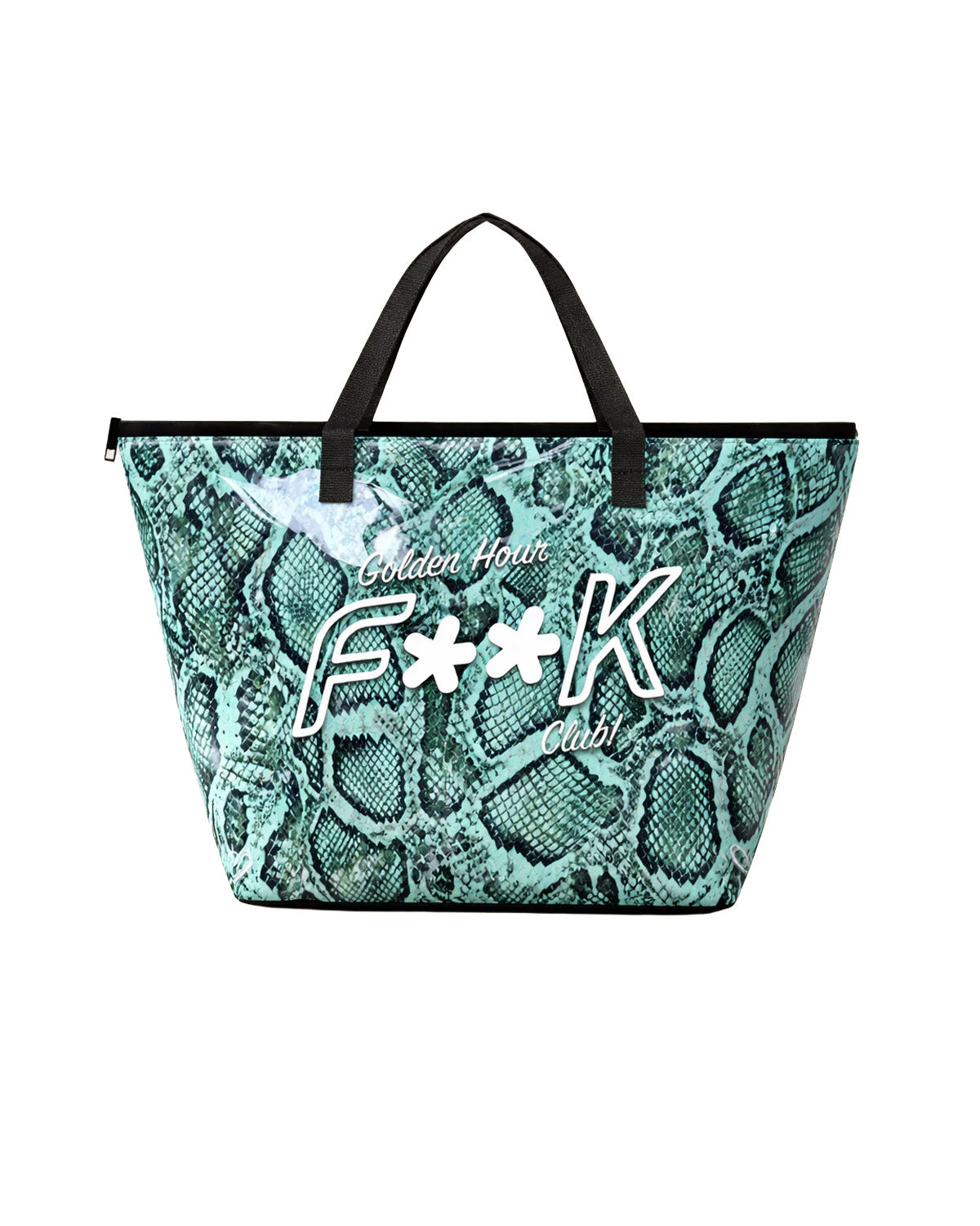 F**K Kids Maxi Borsa Mare Fantasia Azzurro per Bambine