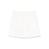 Moschino Kids Gonna Panna Denim per Bambine