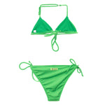 4GIVENESS Costume Bikini Verde con Strass per Bambine