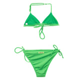 4GIVENESS Costume Bikini Verde con Strass per Bambine