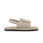 Boss Kids Ciabatte Beige con Chiusura a Strappo per Neonati