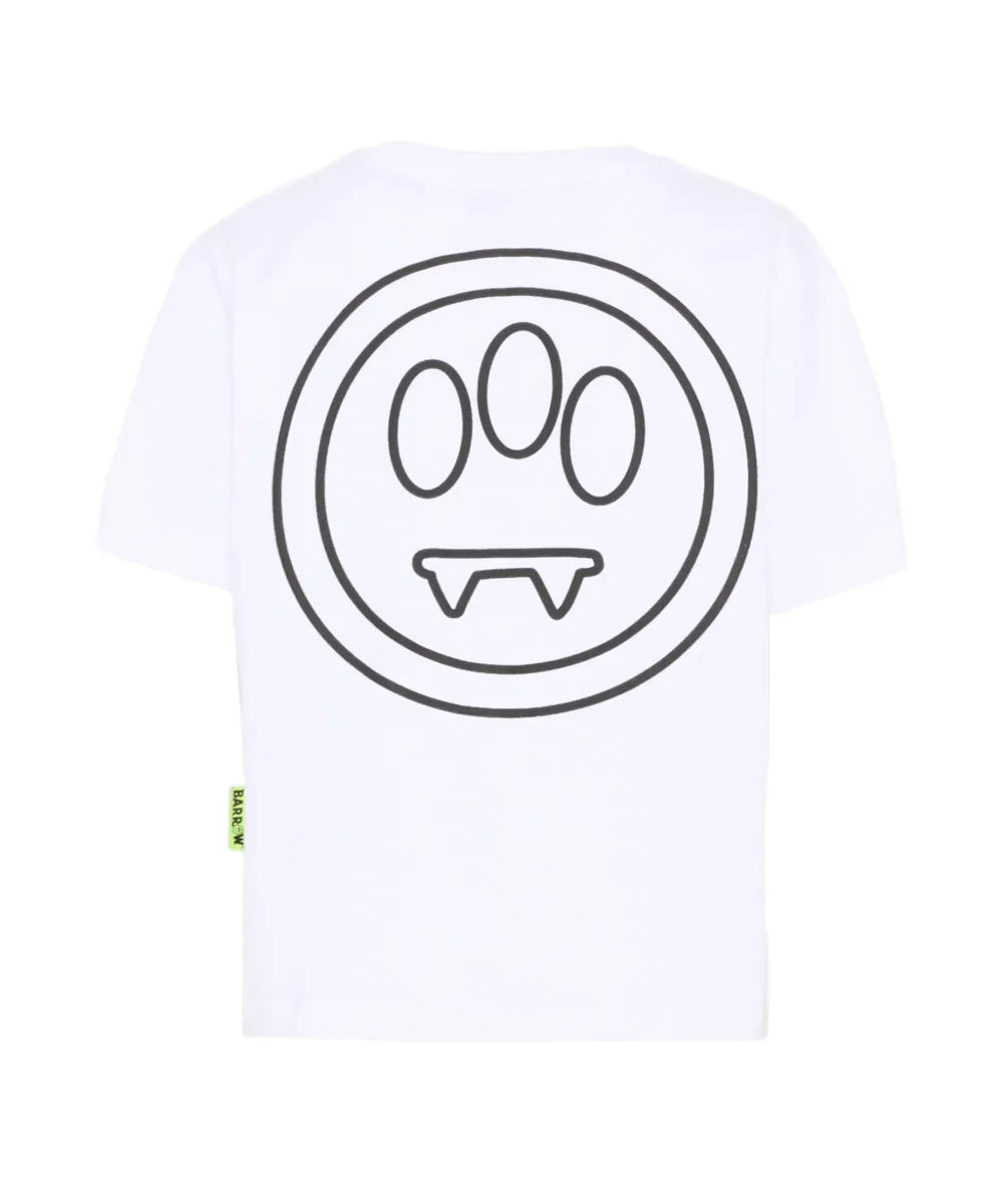 Barrow Kids T-Shirt Off-White con Logo Unisex